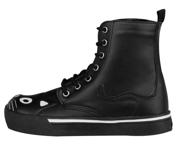 A6570L | Black Kitty Sneaker Boot | T.U.K (Vegan)