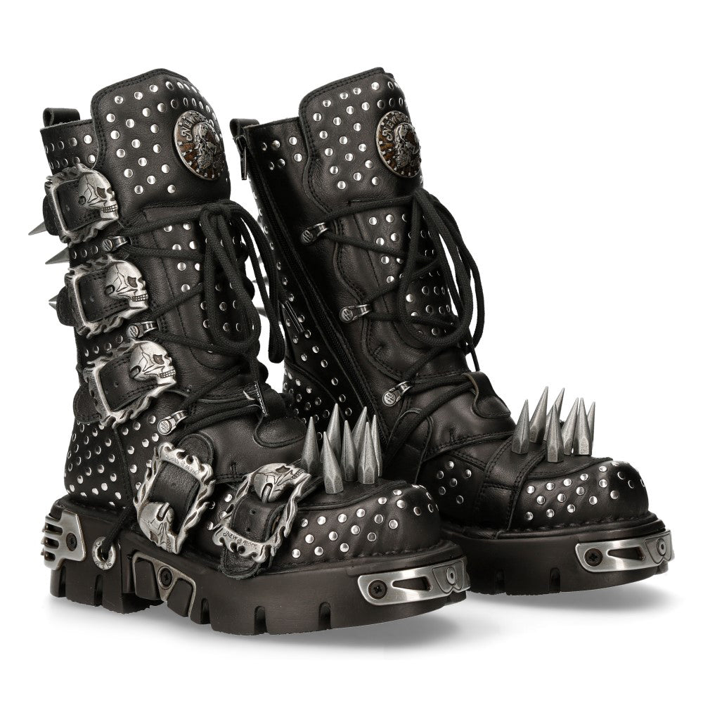 M-1535-S1 | NEW ROCK | METALLIC – Gothic Footwear Australia