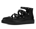 A3421L | Black Studded Multi-Strap Mary Jane | T.U.K (Vegan)