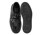 F9679 | Black Patent Viva II Low Sole Creeper  | T.U.K (Vegan)