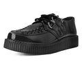 F9679 | Black Patent Viva II Low Sole Creeper  | T.U.K (Vegan)