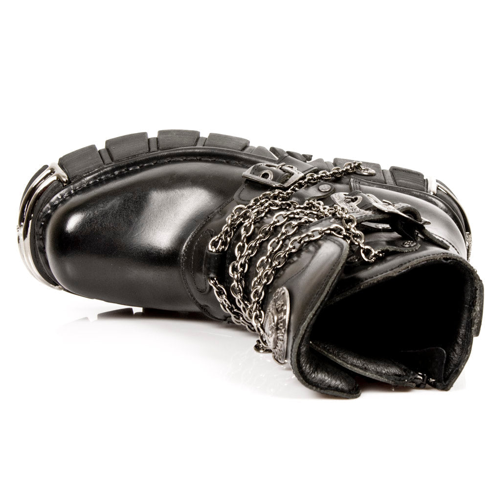 PRE-ORDER | M-1011-S1 | NEW ROCK | METALLIC – Gothic Footwear Australia
