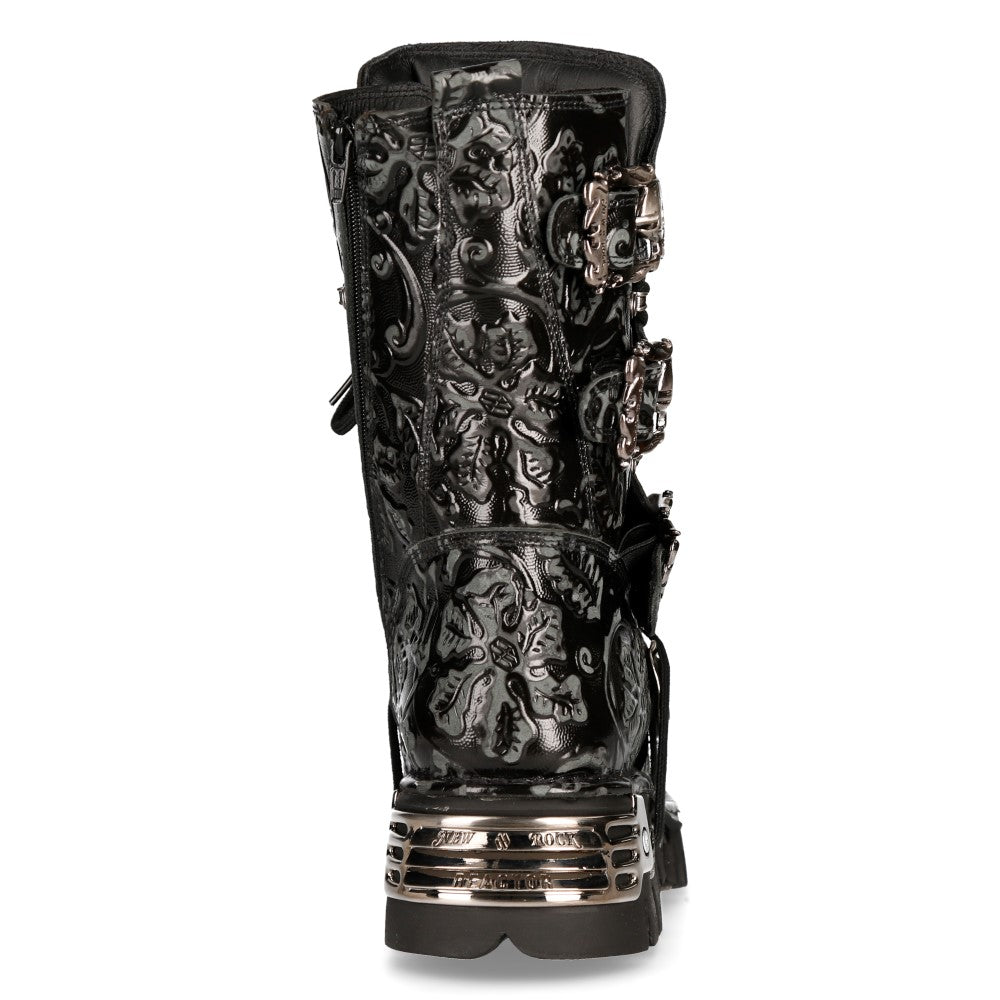 M-391-S4 | NEW ROCK | METALLIC – Gothic Footwear Australia